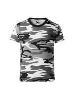 Maskáčové tričko maskáčová šedá