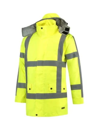 RWS Parka pracovná bunda unisex fluorescenčná žltá