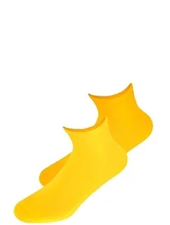 Ponožky Wola W44.000,U44.000 mládež Hladká žltá 33-38