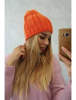 Fleecová čiapka Ida K320 oranžová