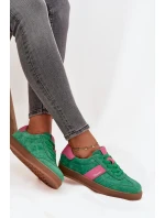 Semišové dámske tenisky Vinceza 79576 green Semišové dámske tenisky Vinceza 79576 green
