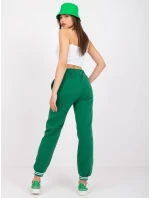 Teplákové nohavice EM DR 712 1.66P tmavo zelená