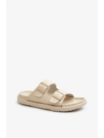 Dámske ľahké penové papuče s prackami Big Star beige