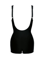 Dámske jednodielne plavky S36W1 black and white - Self