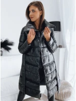 Dámsky prešívaný kabát LONDON PREMIUM black FashionStreet TY3163 Dámsky prešívaný kabát LONDON PREMIUM black FashionStreet TY3163
