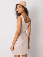 Šaty LK SK 508246.13P béžová