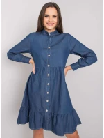 Šaty RO SK ELB 01.54P tmavo modrá Šaty RO SK ELB 01.54P tmavo modrá