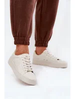 Dámske kožené tenisky ECO Big Star - béžové Dámske kožené tenisky ECO Big Star - béžové