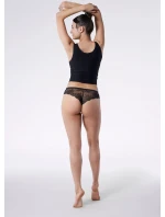 Julimex Tanga Peggy Hnedé nohavičky S-XL