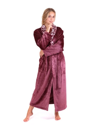 Dámsky župan Flora 2556 4853 mauve wine - Vestis