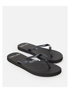 Plážové šľapky RIP CURL Premium Surf Bloom Open Toe, čierne