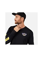 Unisexové tričko ROSSIGNOL SUPER LS TEE, čierne