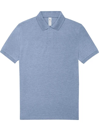 B&C My Polo 210 – polo tričko z hrubej bavlny 01.U426, melírovaná modrá B&C My Polo 210 – polo tričko z hrubej bavlny 01.U426, melírovaná modrá