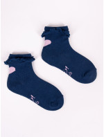 Yoclub 3Pack Ponožky s volánom SKA-0069G-000J-002 Viacfarebné