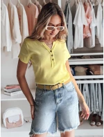 Dámske džínsové šortky TAVELLIA blue FashionStreet SY0466 Dámske džínsové šortky TAVELLIA blue FashionStreet SY0466