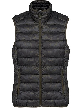 Kariban K 6114 Dámska ľahká vesta 20.6114 jungle camo