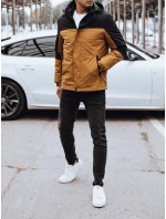Pánska zimná bunda s kapucňou FashionStreet camel TX4898 Pánska zimná bunda s kapucňou FashionStreet camel TX4898