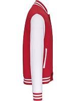 Kariban K 497 Unisexová mikina „Teddy“ 20.K497 červená/biela Kariban K 497 Unisexová mikina „Teddy“ 20.K497 červená/biela