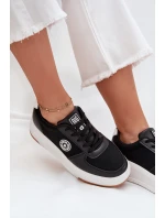 Sneakersy Damskie Na Platformie Big Star RR274573 HI-POLY SYSTEM Czarne