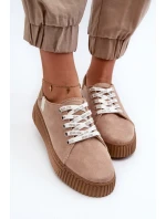 Dámske tenisky MEMORY FOAM SYSTEM BIG STAR Dark beige