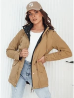 Dámska bunda ELINA dark beige FashionStreet TY4344