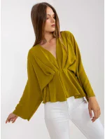 Blúzka DHJ BZ 11979.67 olív