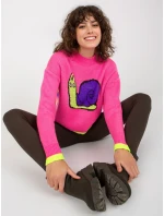 Dámsky sveter EM SW 1027 01 ružový