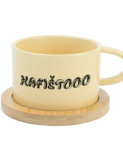 KAFIŠTOOO - žlutý hrníček makronka 200 ml