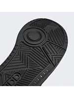 Unisexová juniorská členková obuv Hoops Mid 3.0 K Jr HR0228 Čierna – Adidas Unisexová juniorská členková obuv Hoops Mid 3.0 K Jr HR0228 Čierna – Adidas