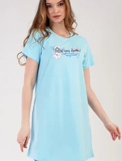 Dámska nočná košeľa s krátkym rukávom Ella