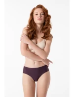 Julimex Tmavá slivka Jednoduché klasické nohavičky S-XL