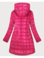 Obojstranná bunda v grafitovo-amarantovej farbe pre prechodné obdobie (7700)