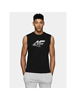 Pánske tričko bez rukávov 4F 4FWSS26TSLEM357-20S
