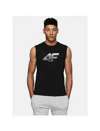Pánske tričko bez rukávov 4F 4FWSS26TSLEM357-20S