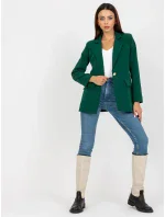 Dámska bunda DHJ MA 15556 tmavo zelená