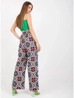 DHJ SP 13587 nohavice.66P čierna a modrá DHJ SP 13587 nohavice.66P čierna a modrá