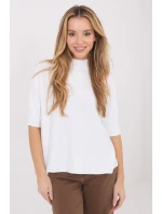 Sveter s krátkym rukávom model 222580 Taliansko Moda Sveter s krátkym rukávom model 222580 Taliansko Moda