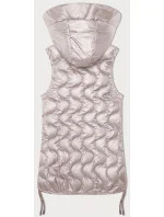 Dámske prešívané šaty bez rukávov S'West pearl pink (B8337-51) Dámske prešívané šaty bez rukávov S'West pearl pink (B8337-51)