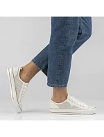 Filippo DTN7856 dámske biele sieťované tenisky