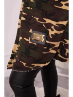 Slipová bunda khaki+béžová Slipová bunda khaki+béžová