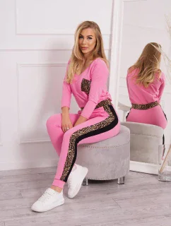 Leopardia sada svetlo ružová