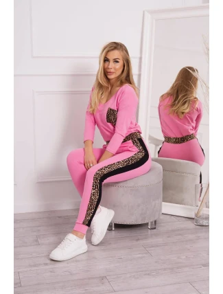 Leopardia sada svetlo ružová