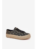 Lee Cooper LCW-25-08-3647L čierne dámske tenisky na platforme s úpletom Lee Cooper LCW-25-08-3647L čierne dámske tenisky na platforme s úpletom