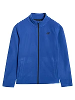 Chlapčenský fleece 4F M413 cobalt 4FJWAW25TFLEM413 36S