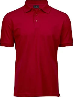 Tee Jays TJ 1405 Pánske luxusné ťažké strečové piké polo 18.1405 červené