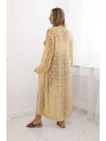 Dlhý sveter Super KID Mohér broskyňový