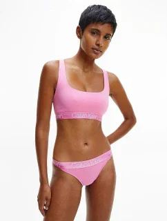 Športová braletka - QF6684E - TO3 - Hollywood ružová - Calvin Klein