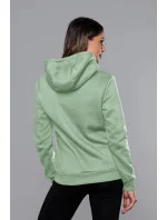Dámska tepláková mikina v pistáciovej farbe (W02-60)