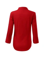Štýl dámska košeľa červená