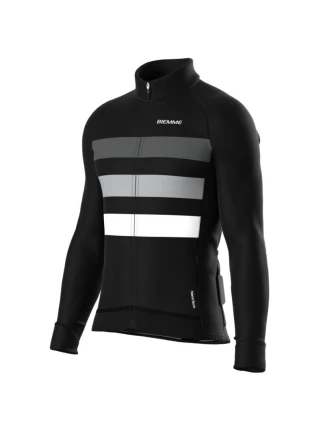 Biemme košeľa s dlhým rukávom CALDERONE black grey XXL Biemme košeľa s dlhým rukávom CALDERONE black grey XXL